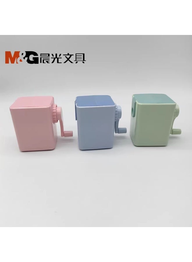 ام اند جي M&G Chenguang Automatic Pencil Sharpener with Anti-Spill Design Hand-Cranked Manual Pencil Sharpener - 1pcs - No: APS906H1 - Image 3